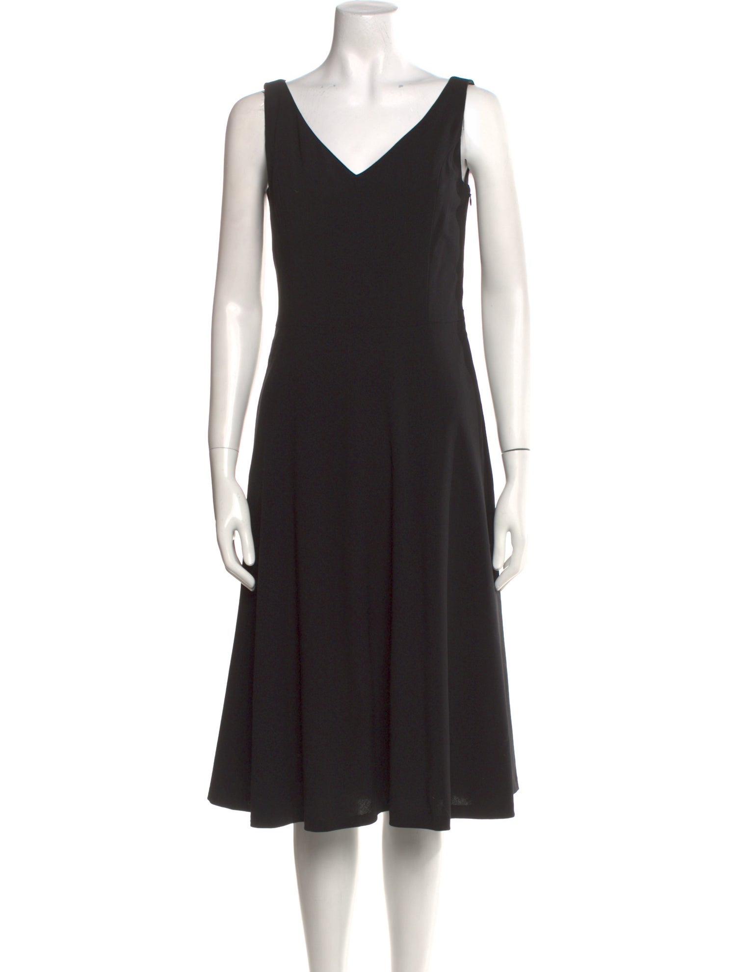 Ralph Lauren Wool Midi Length Dress